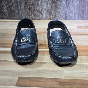 Cole Haan Mens Driving Loafers‎ Black Leather Slip On Dress Shoes Size 5.5B